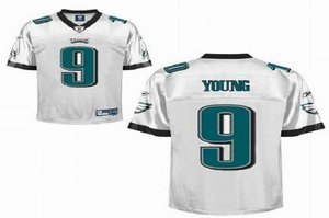 philadelphia eagles 9 vince young football jersey white