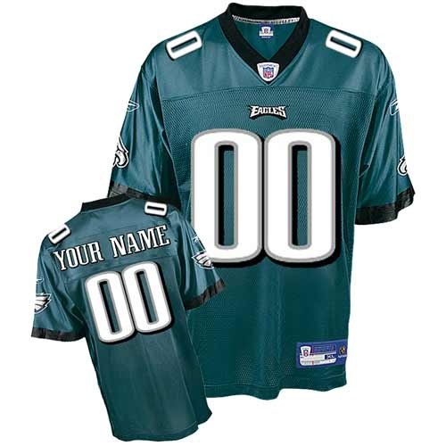 philadelphia eagles customized team color jersey (s-5xl)