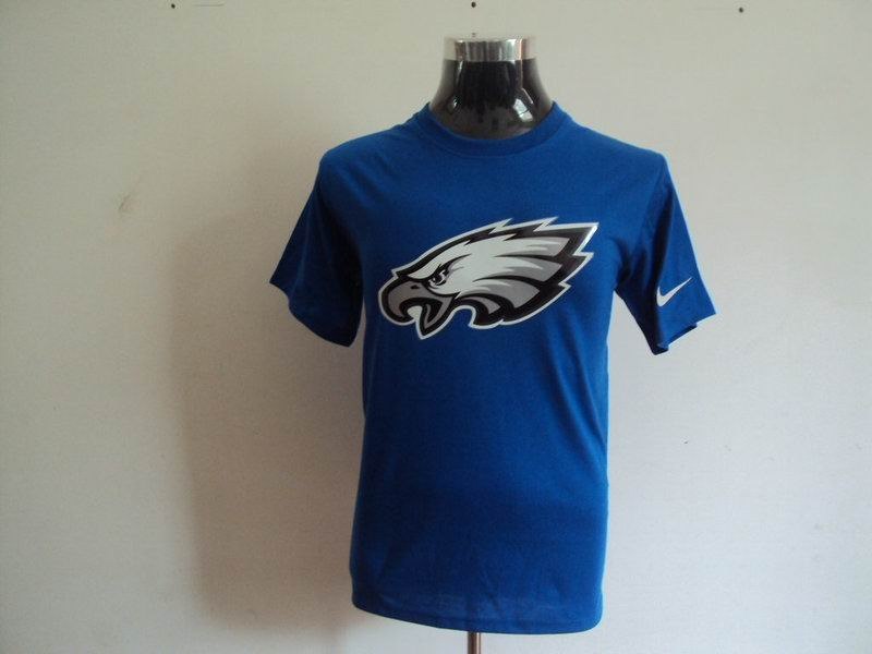 philadelphia eagles sideline legend authentic logo dri-fit t-shirt blue