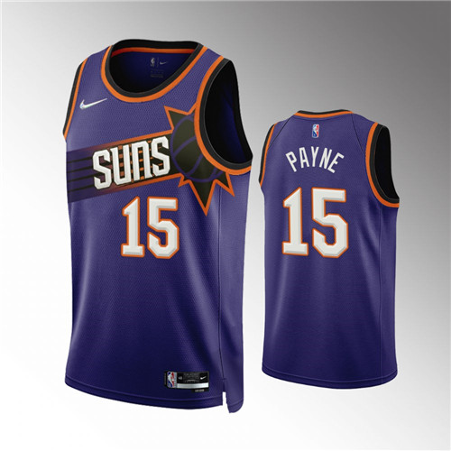 Phoenix Suns Cameron Payne 2022-23 Icon Edition Purple stitched Jersey #15