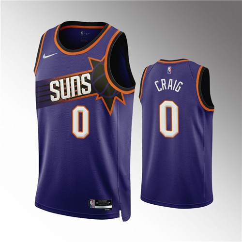 Phoenix Suns Torrey Craig Mixtape Edition NBA 75th Purple stitched Jersey #0