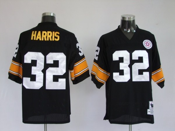 pittsburgh steelers 32 franco harris black (white number)