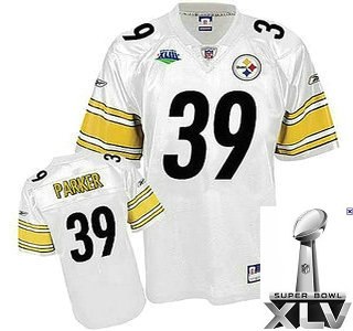 pittsburgh steelers 39 willie parker super bowl xliii white jerseys {2011 super bowl xlv }