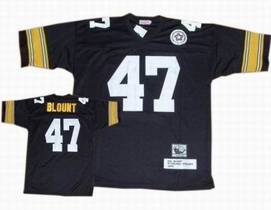 pittsburgh steelers 47 mel blount throwback jersey black