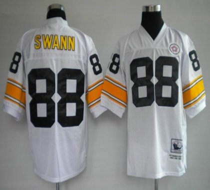 pittsburgh steelers 88 swann white jerseys