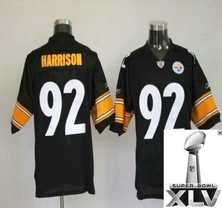 pittsburgh steelers 92 james harrison black jerseys {2011 super bowl xlv }{2011 super bowl xlv }