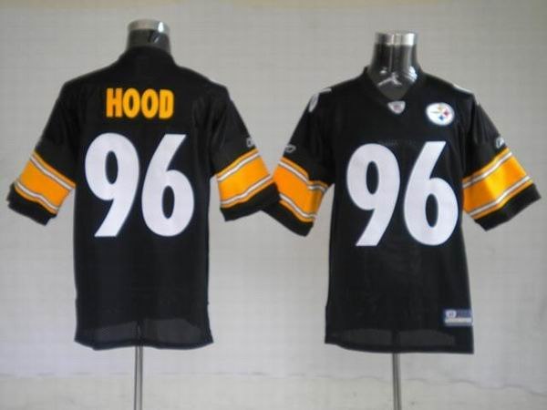pittsburgh steelers 96 hood black jerseys