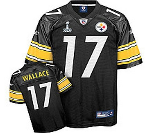 pittsburgh steelers mike wallace 17 super bowl xlv team color jersey