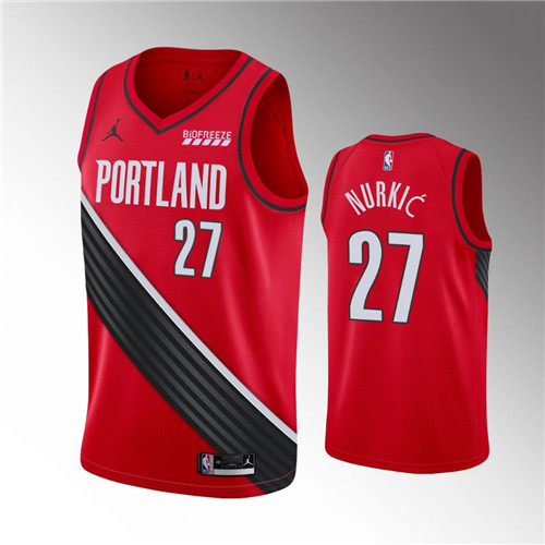Portland Trail Blazers Jusuf Nurkic Mamba Inspired Authentic Black Honors Kobe stitched Jersey #27