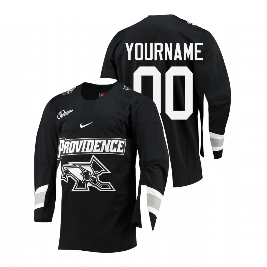 providence friars ncaa black college hockey jersey