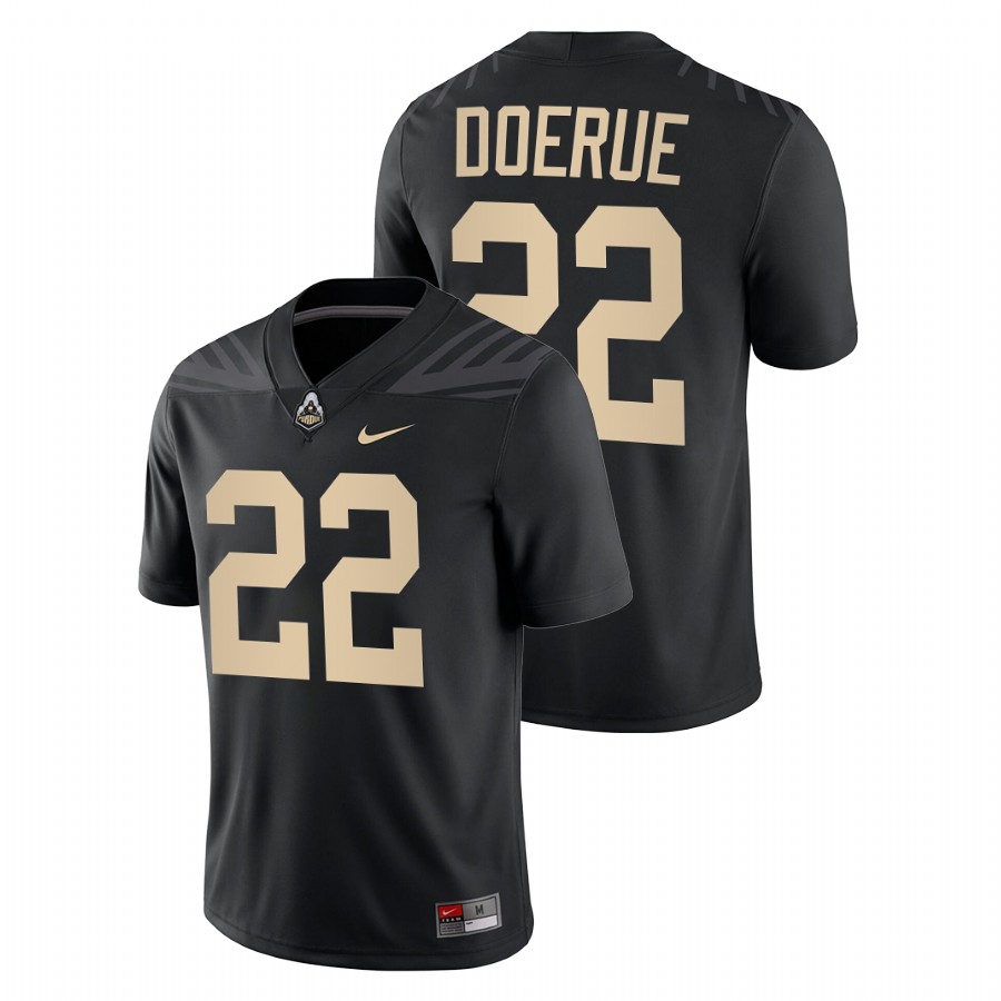 purdue boilermakers king doerue black college football jersey