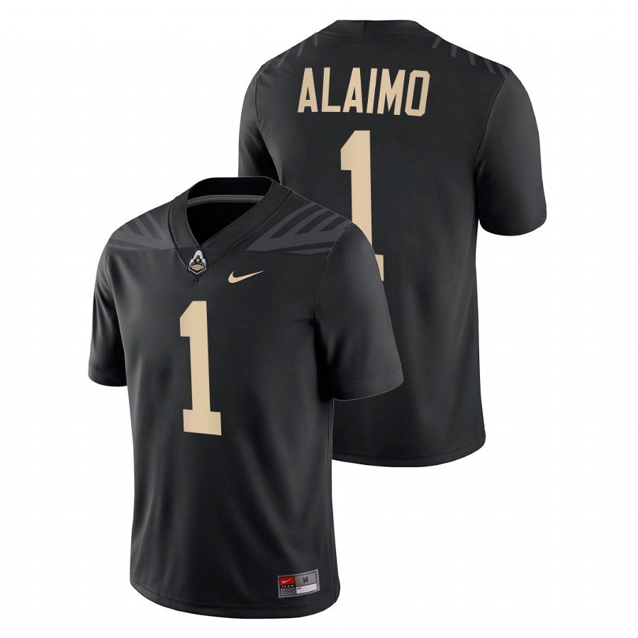 purdue boilermakers michael alaimo black college football jersey