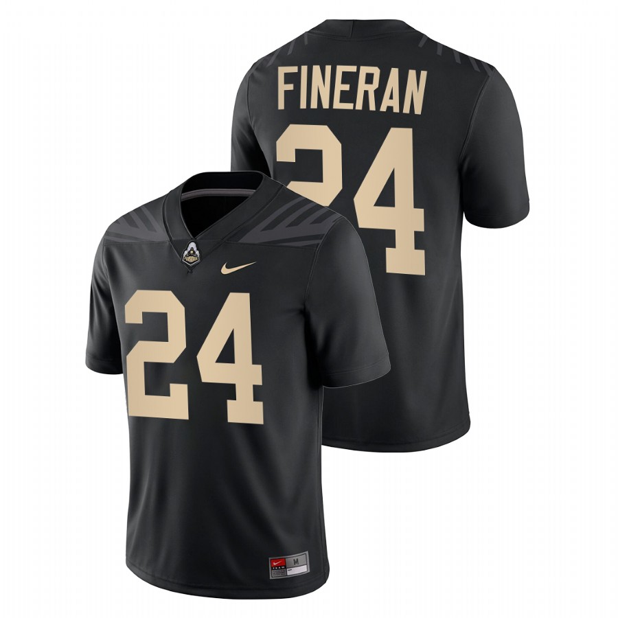 purdue boilermakers mitchell fineran black college football jersey