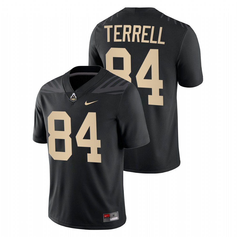 purdue boilermakers preston terrell black college football jersey