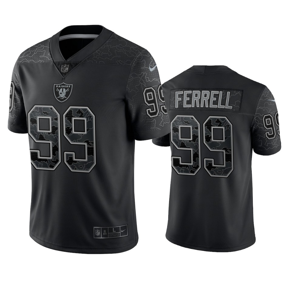 raiders clelin ferrell black vapor jersey