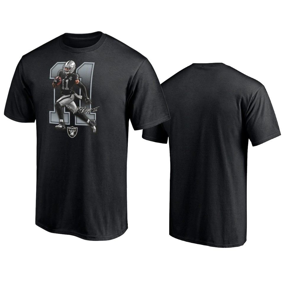 raiders henry ruggs iii player graphic black powerhouse t shirt 0a