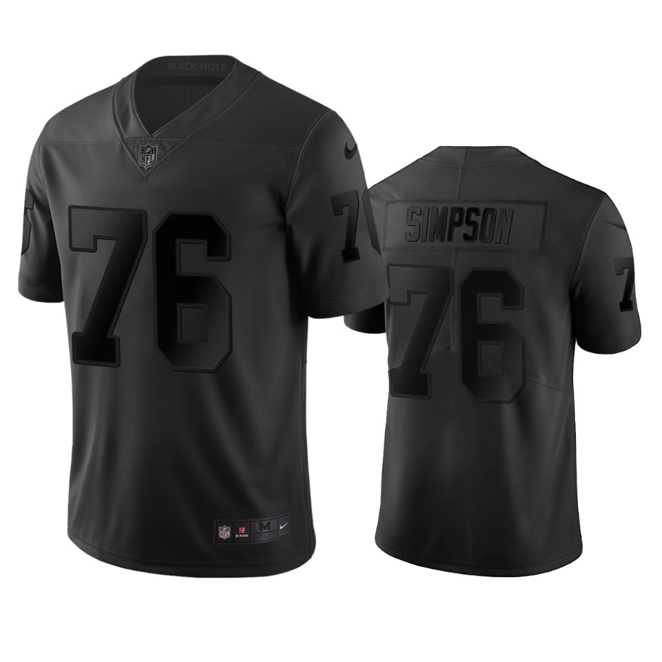 raiders john simpson black city edition jersey