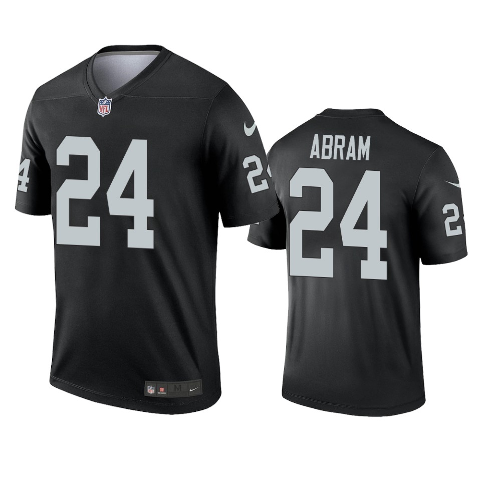 raiders johnathan abram black legend jersey