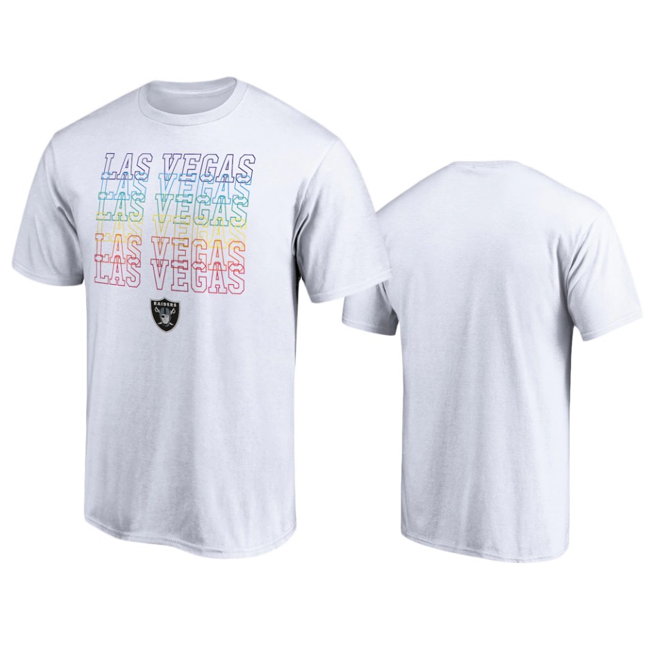 raiders white city pride t shirt