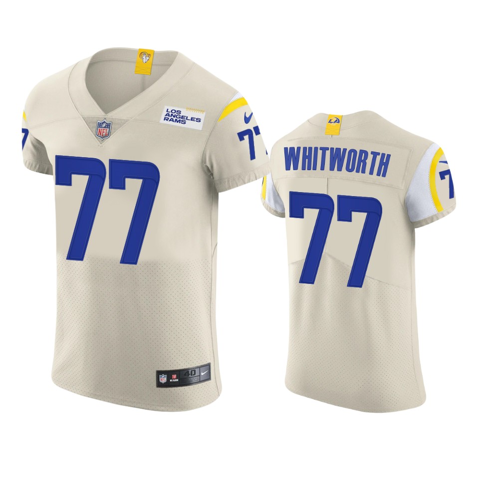 rams andrew whitworth cream vapor elite jersey 0a