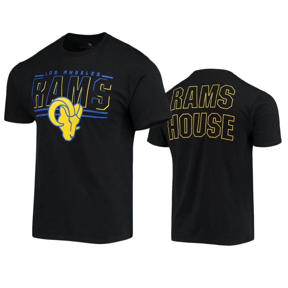 rams black slogan 2 hit junk food t shirt