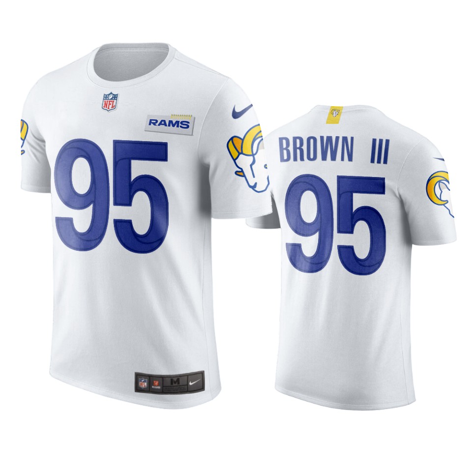 rams bobby brown iii white t shirt