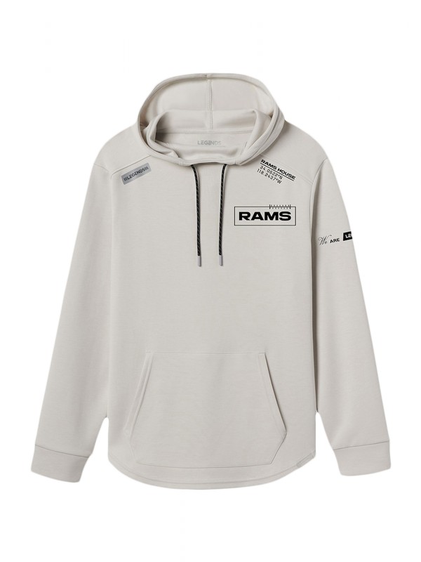 rams cream legends hawthorne tech hoodie