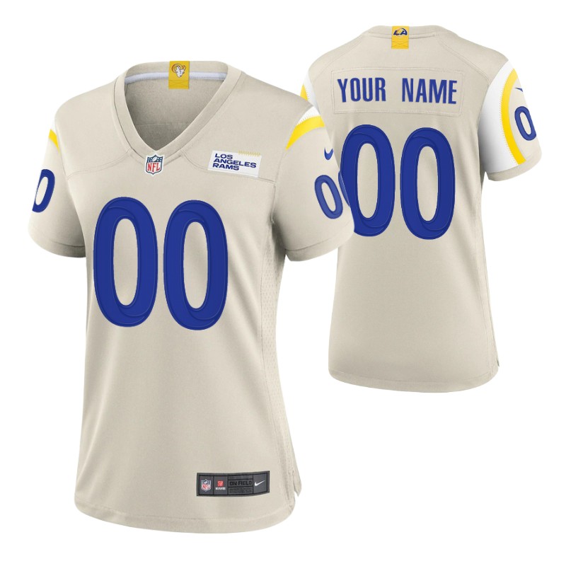 rams-custom-game-women's-jersey-bone