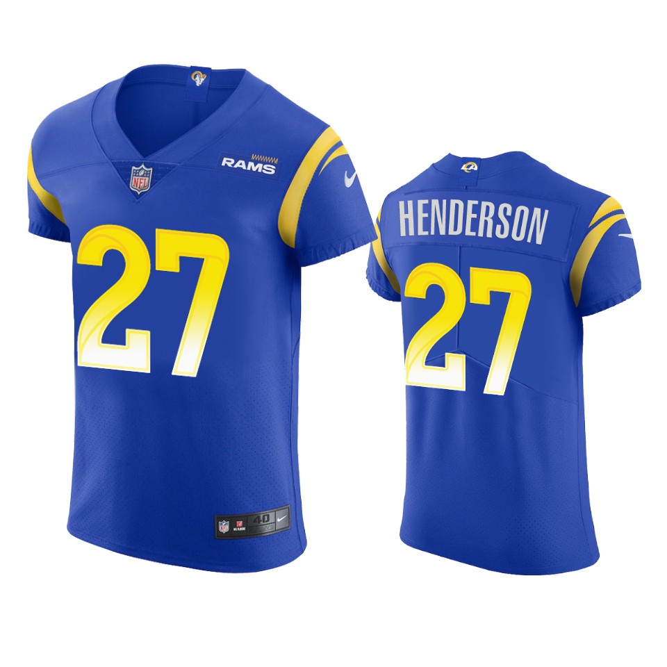 rams darrell henderson royal vapor elite jersey