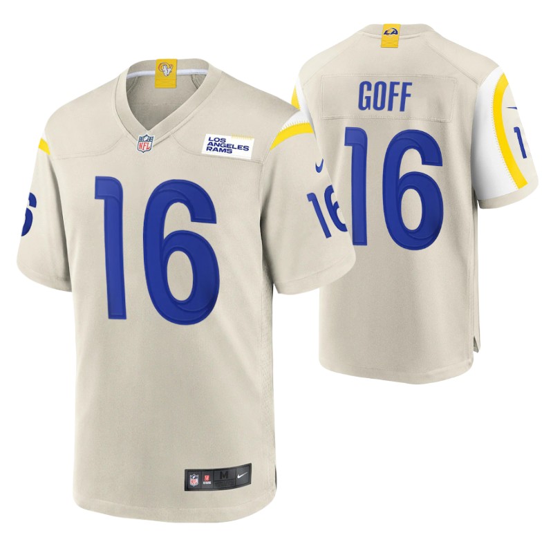 rams-jared-goff-game-jersey-cream-men's