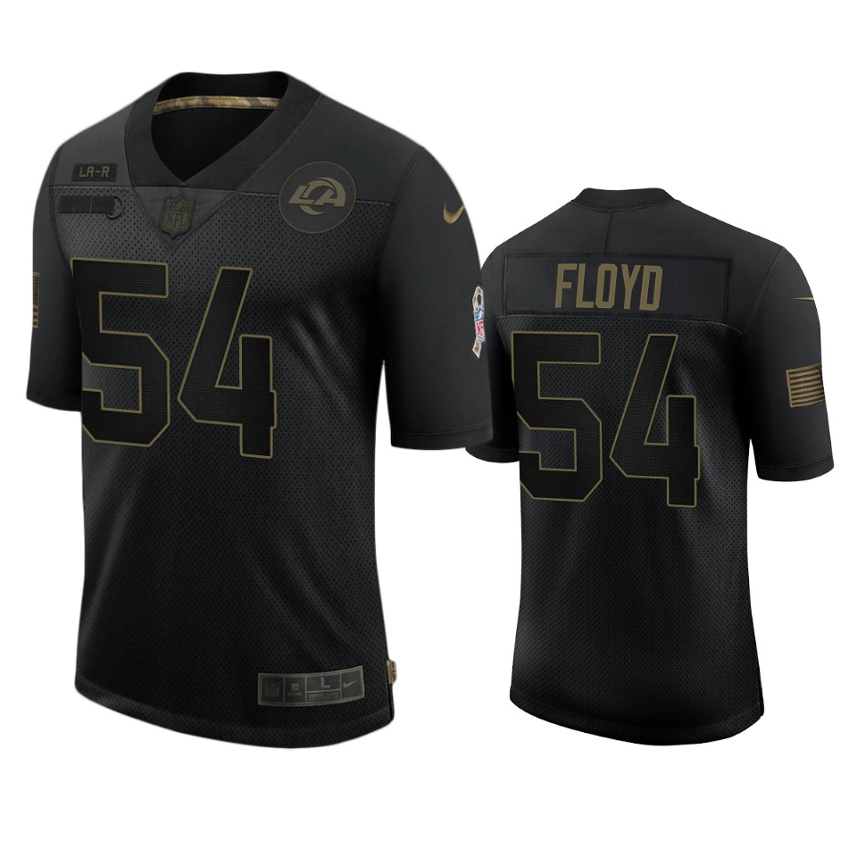 rams leonard floyd black limited 2020 salute to service jersey