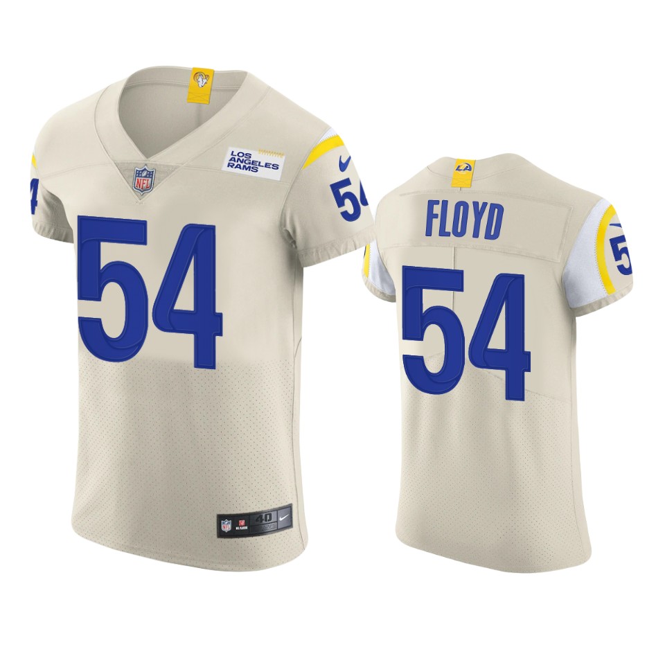 rams leonard floyd cream vapor elite jersey