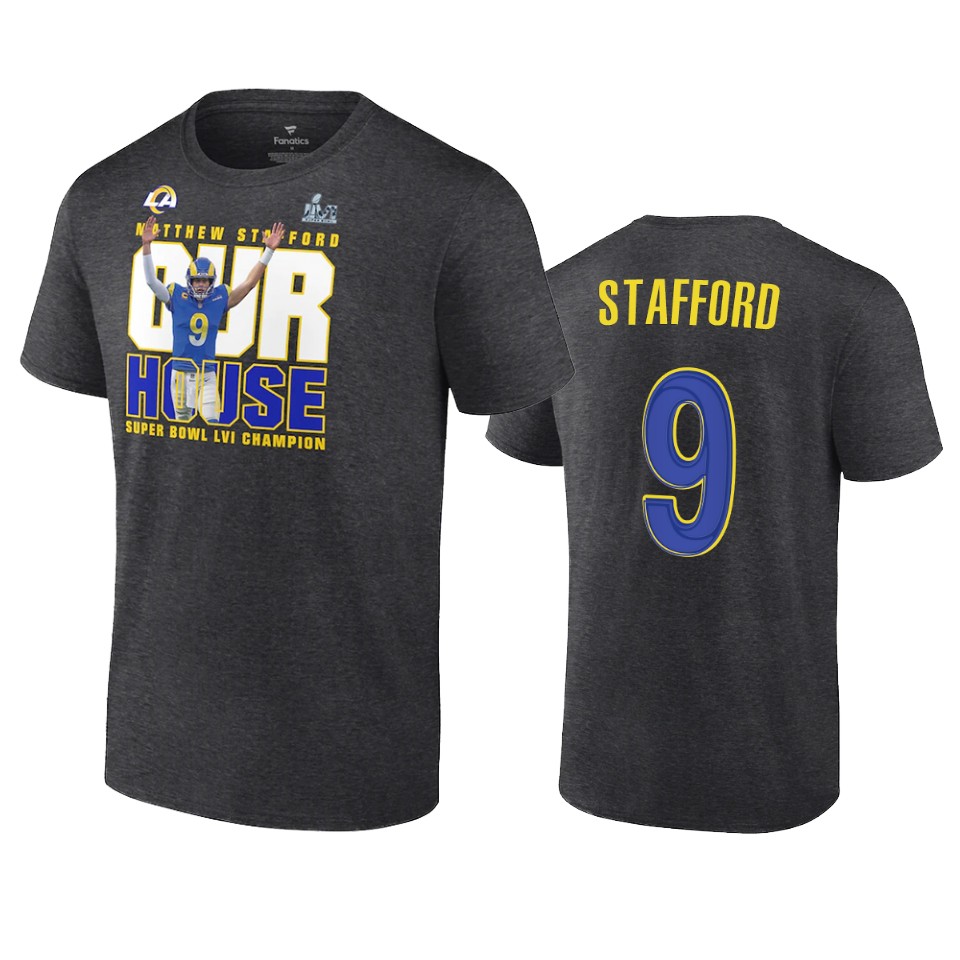 rams matthew stafford charcoal super bowl lvi champions hometown t shirt