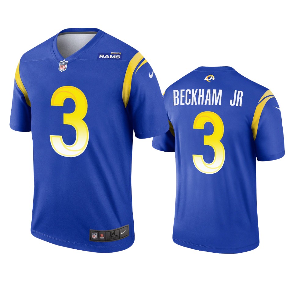 rams odell beckham jr. royal legend jersey