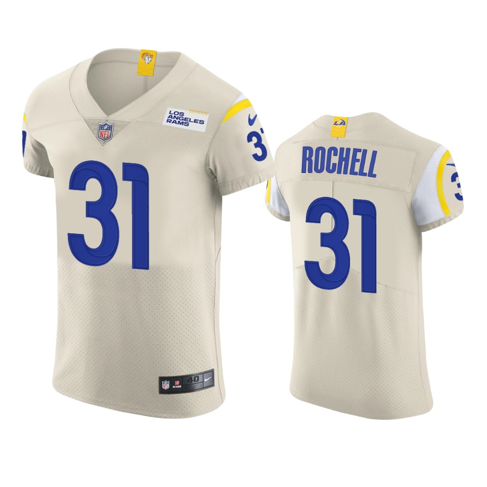 rams robert rochell cream vapor elite jersey