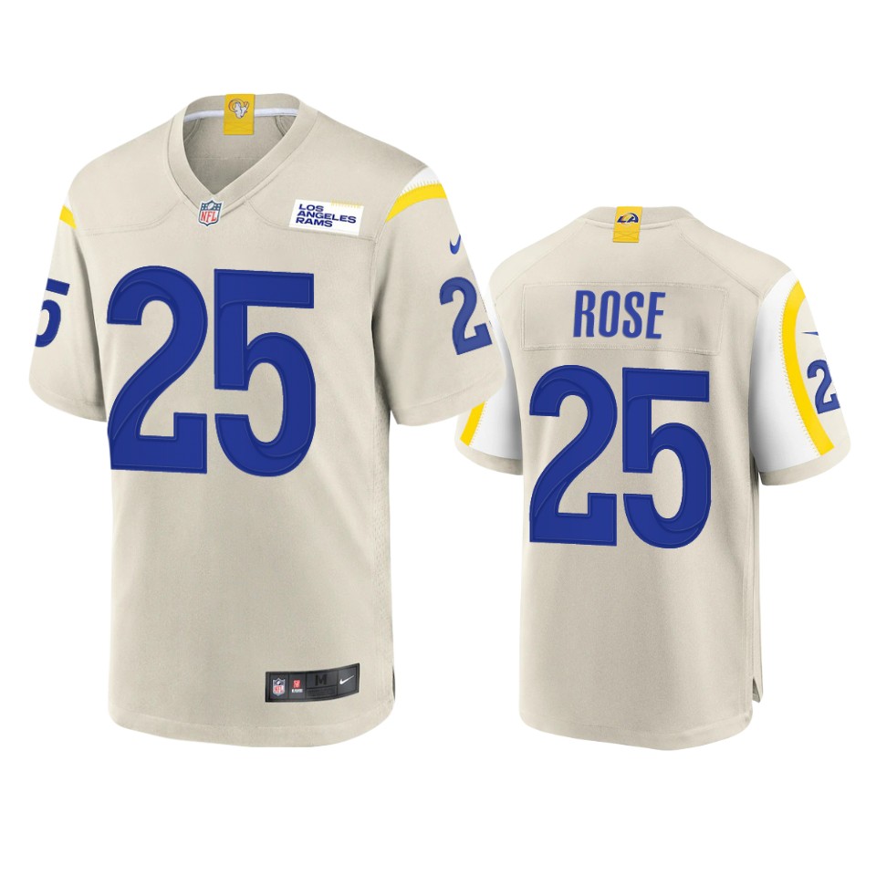 rams rose game bone jersey