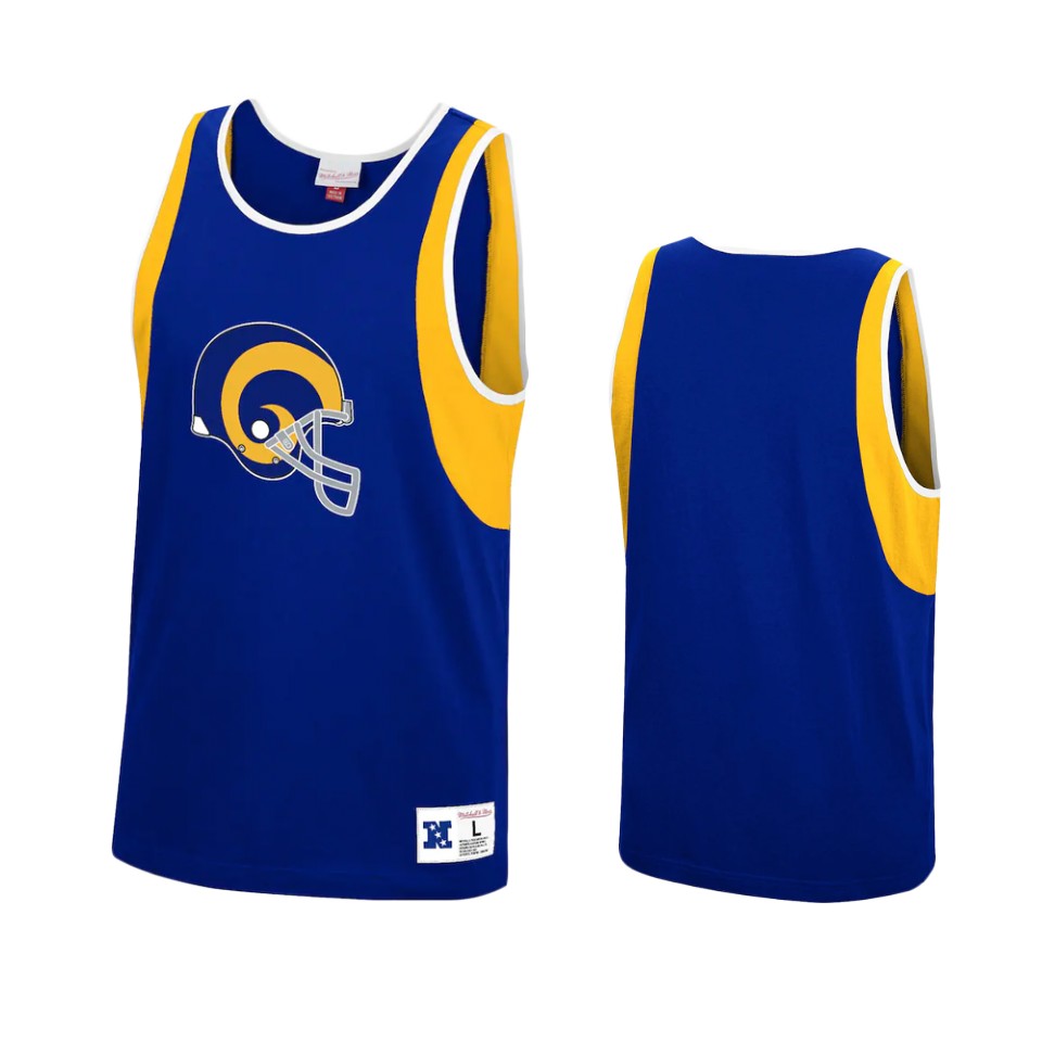 rams royal matchup historic logo tank top