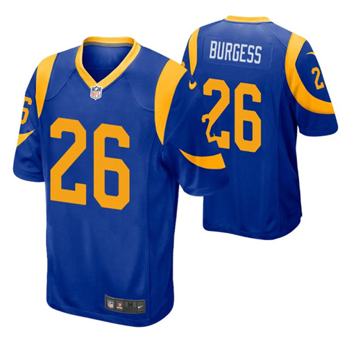 rams-terrell-burgess-game-jersey-royal-men's