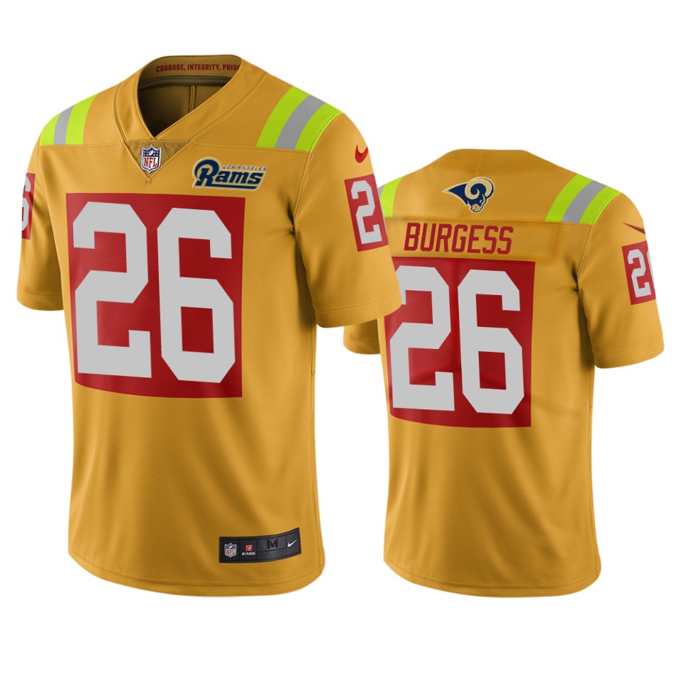 rams terrell burgess gold city edition jersey