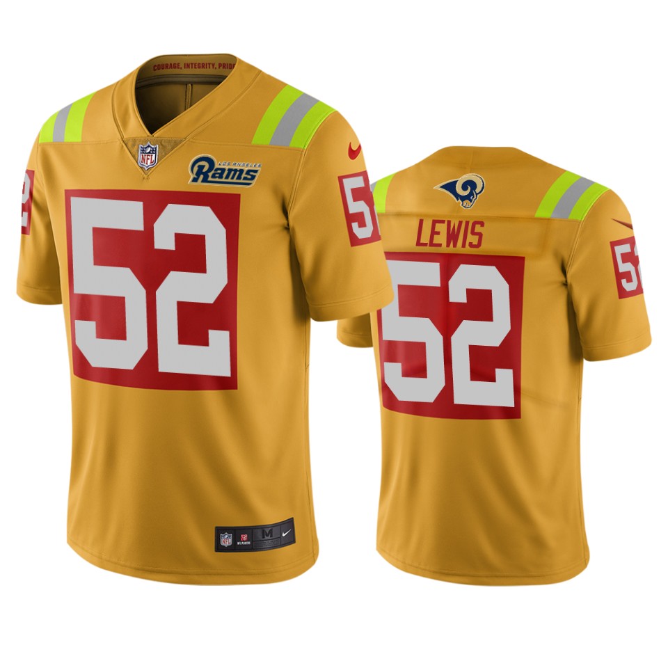 rams terrell lewis gold city edition jersey