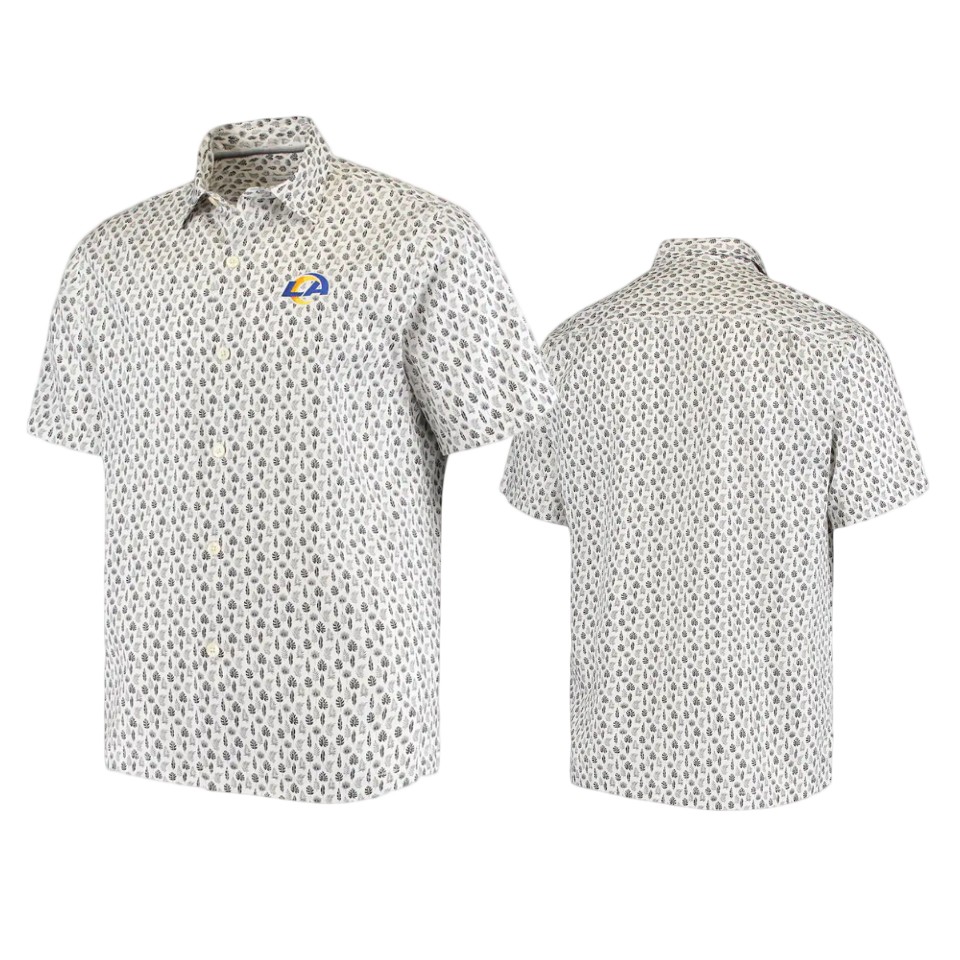 rams white baja mar woven shirt
