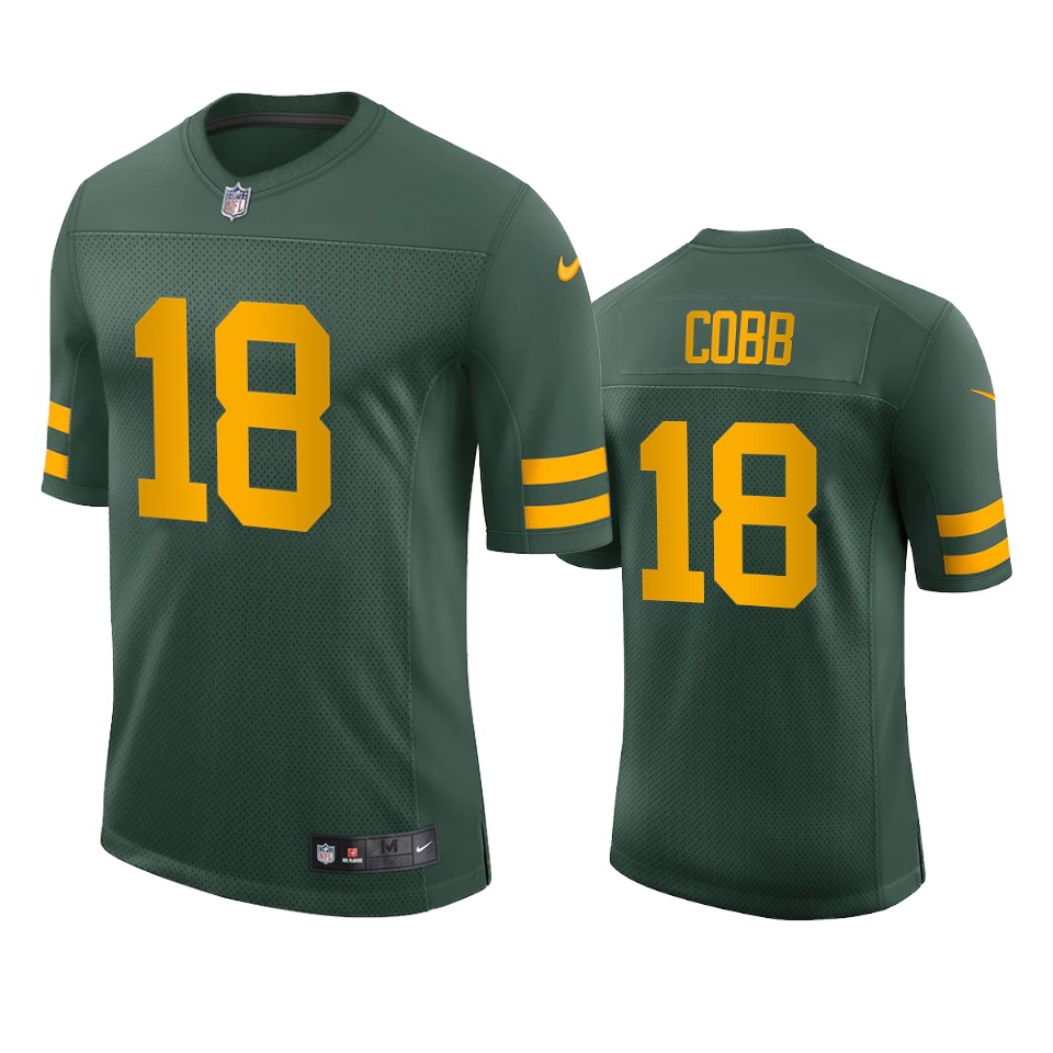 randall cobb packers green vapor jersey