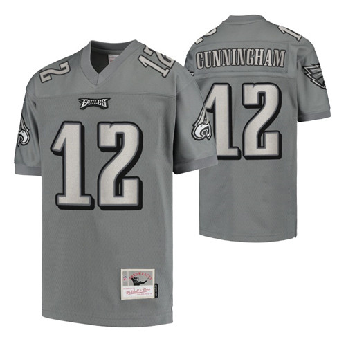 randall-cunningham-jersey-metal-replica-charcoal