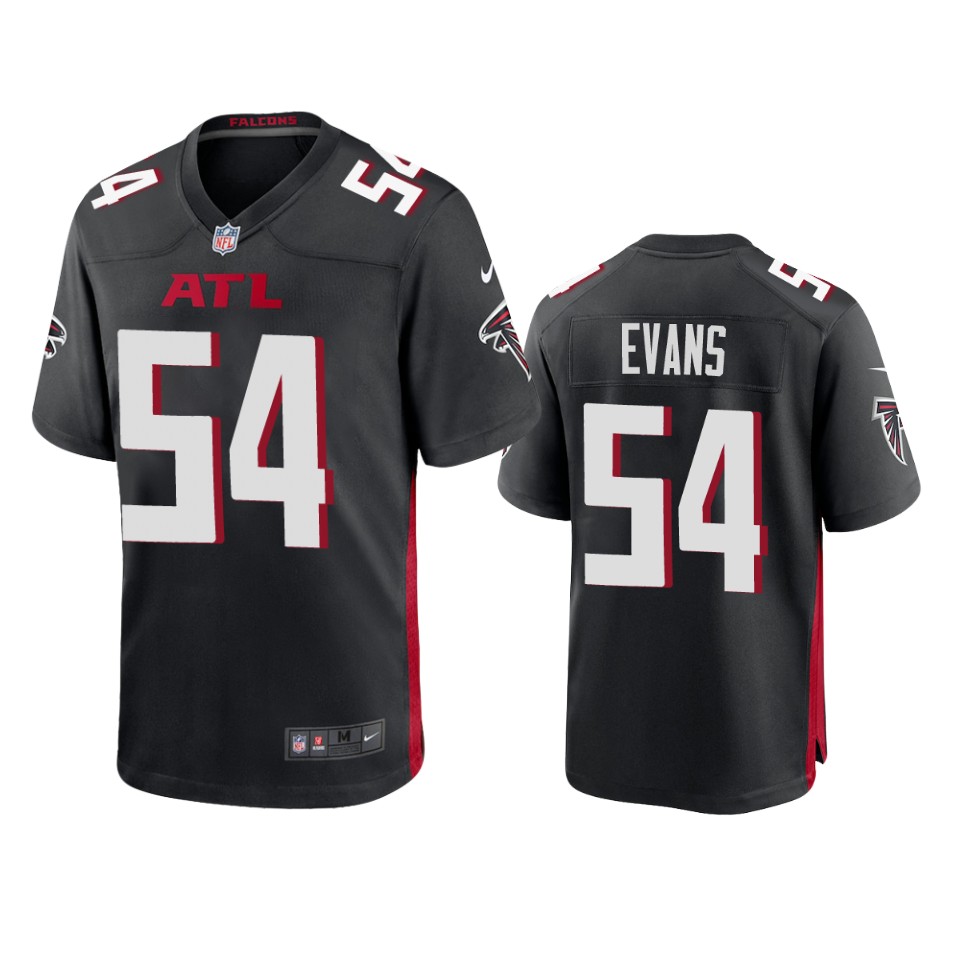 rashaan-evans-falcons-black-game-jersey