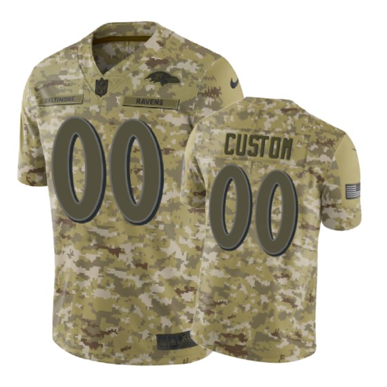 ravens 00 custom 2018 salute to service jersey