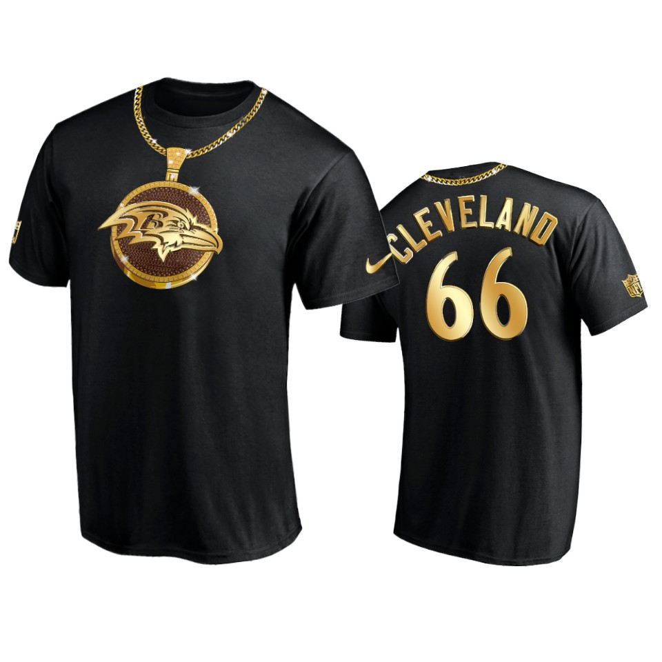 ravens ben cleveland black swag chain t shirt