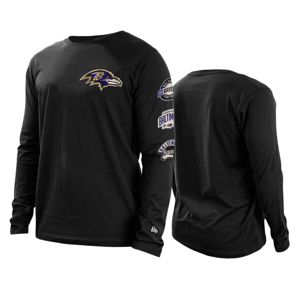 ravens black hype 2 hit long sleeve t shirt
