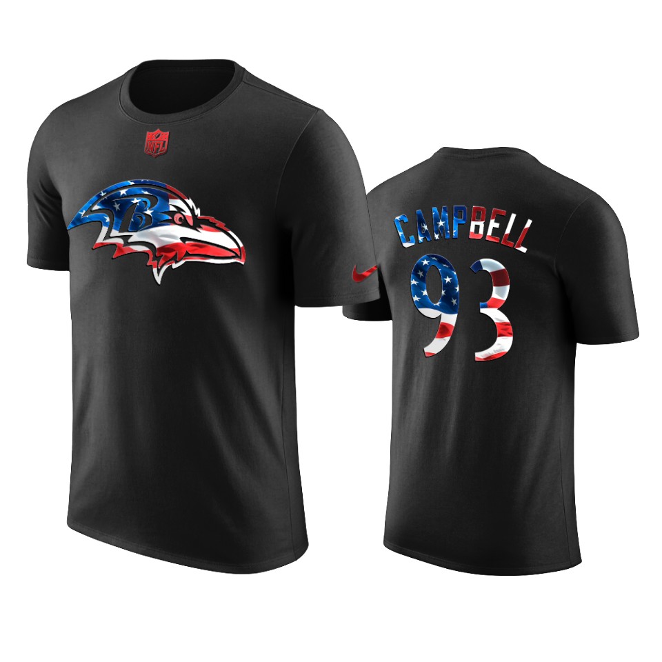ravens calais campbell black 2020 independence day t shirt