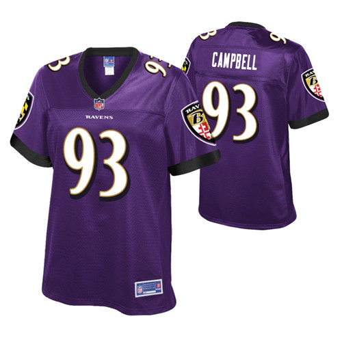 ravens-calais-campbell-pro-line-jersey-purple-women's
