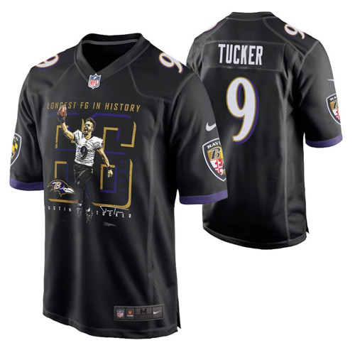 ravens-justin-tucker-66-yard-jersey-black-game